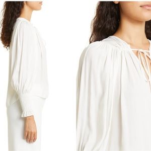 Tie Neck Sateen Blouse
REBECCA TAYLOR large